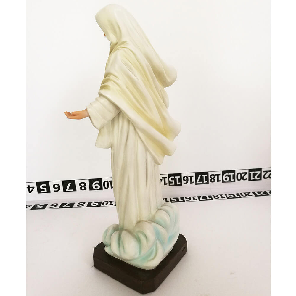 resin virgin mary statue