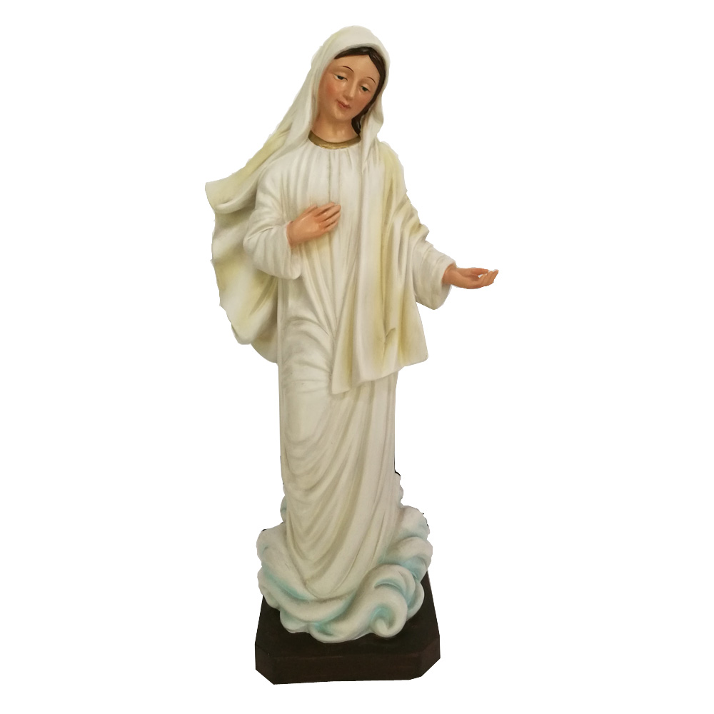 resin virgin mary statue